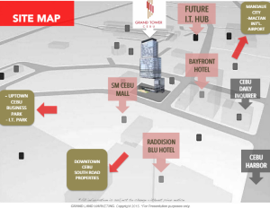 Grand Tower site map