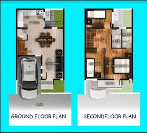 Ricksville Heights floor plan townhouse