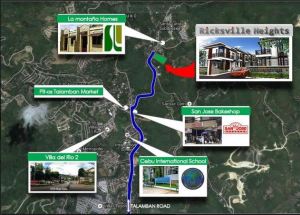 Ricksville Heights location map