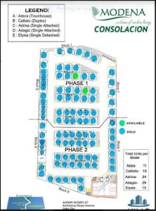 Modena Consolacion map as of jan. 2018