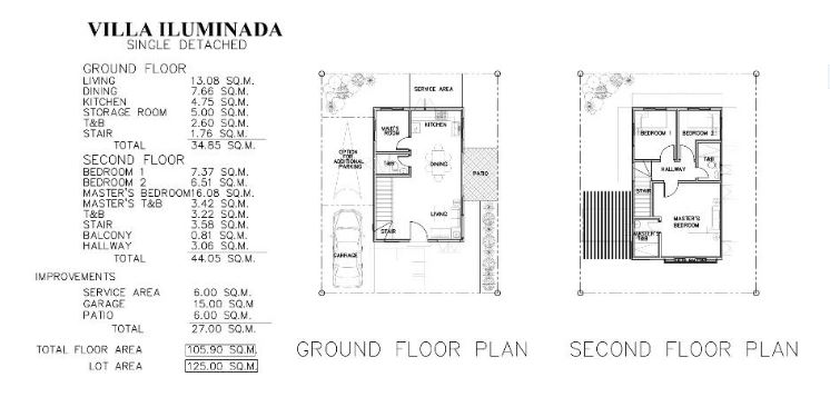 Villa Iluminada mactan floor plan 1