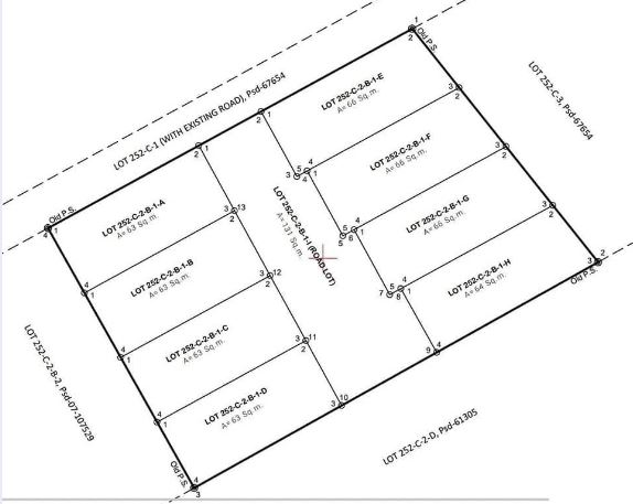 North Side subdivision map