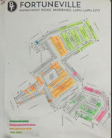 BF Fortuneville map may 2016 - Cebu Sweet Homes