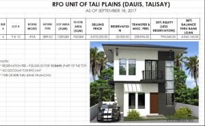 Tali PLains reopen Oct. 2017